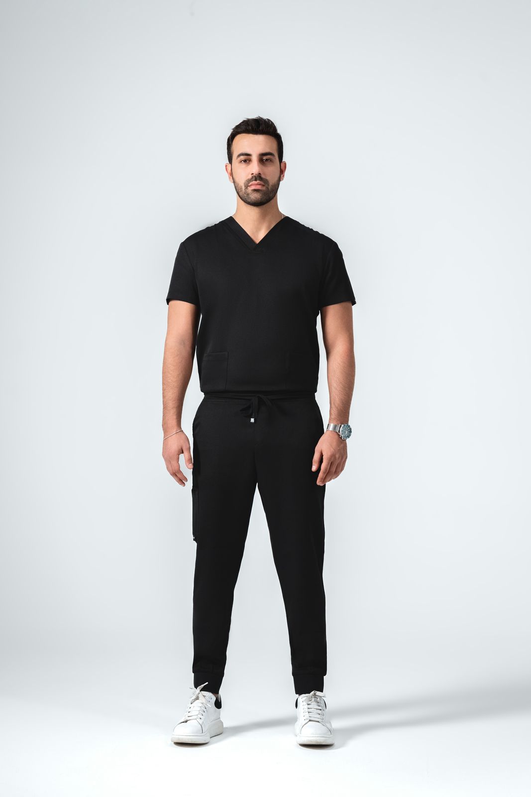Black Full Scrub