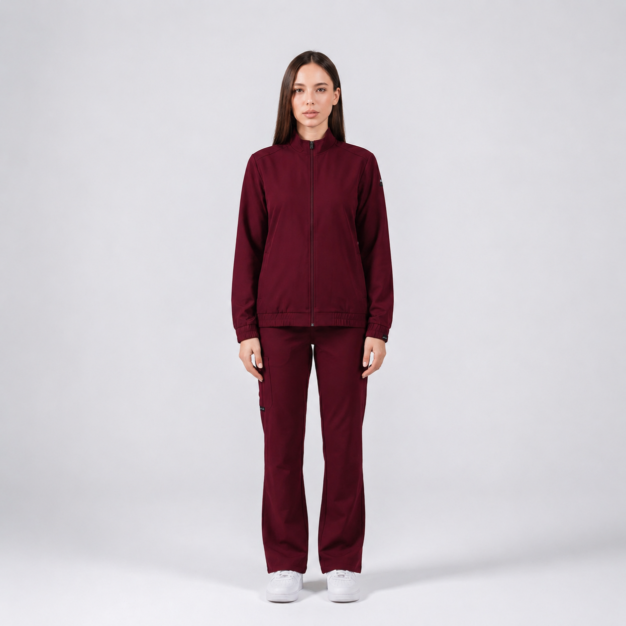Deep Cherry Red Jacket