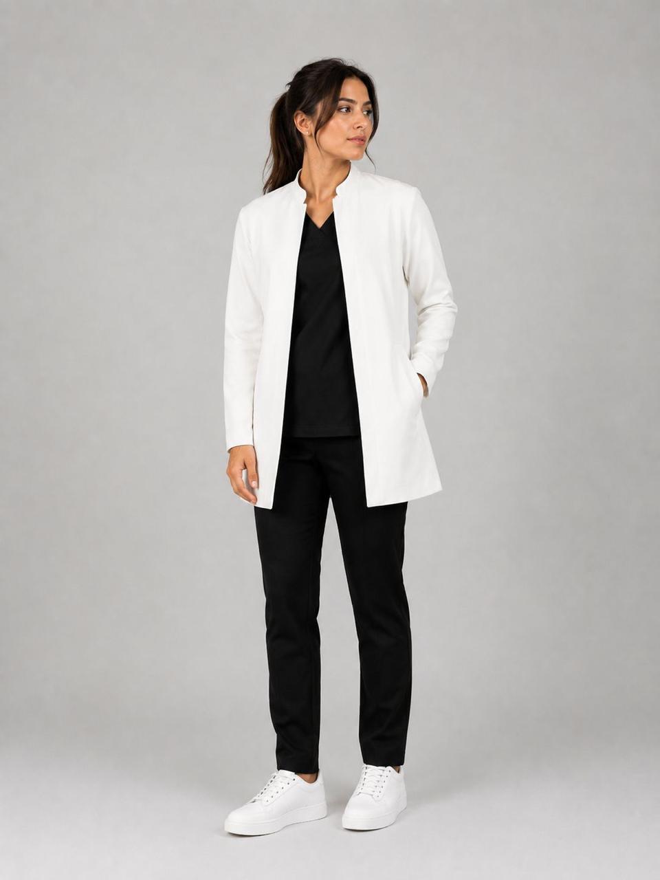 White Blazer Lab Coat