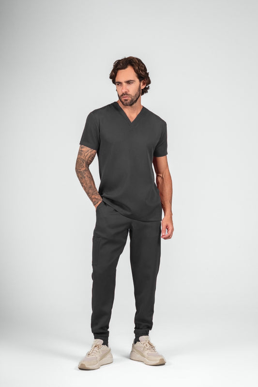 Dark Gray Full Scrub
