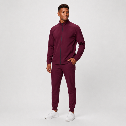 Deep Cherry Red Jacket