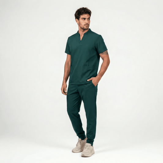 Forest Green Full Scrub