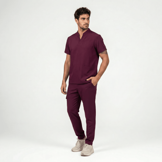 Deep Cherry Red Full Scrub