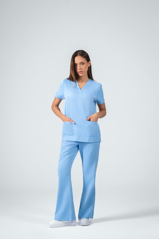 Baby Blue Full Scrub